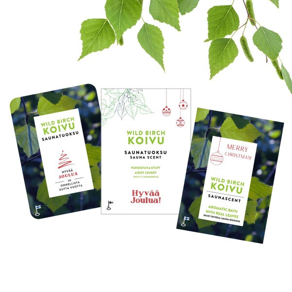 CHRISTMAS GIFT: SAUNA SCENT with your own logo and greeting